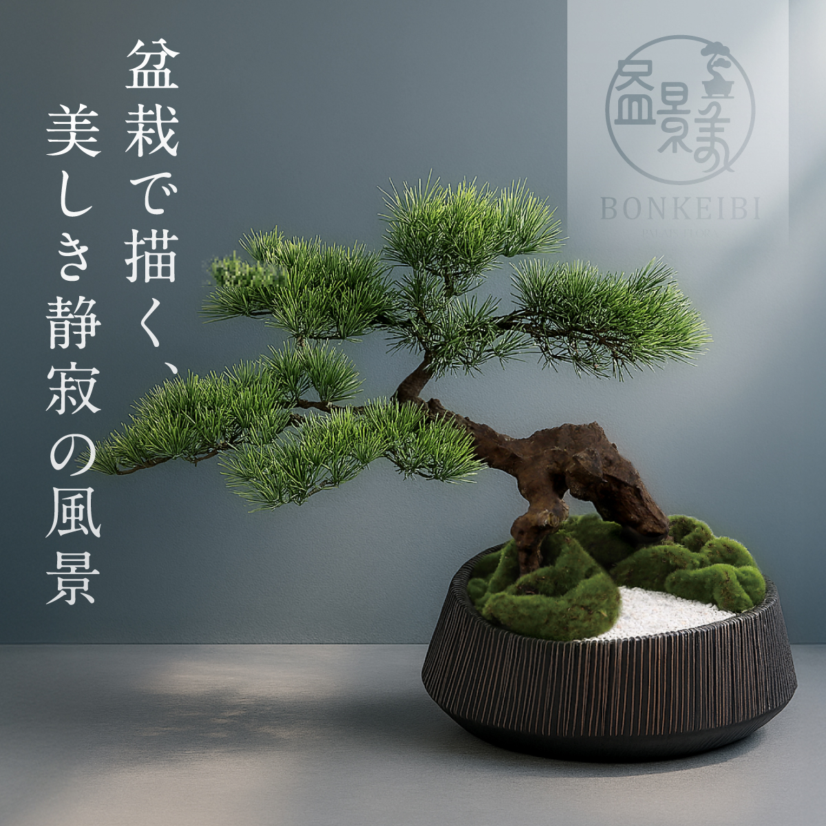 《全国のショップ巡回中》盆栽で描く静寂の風景。盆景美コレクション