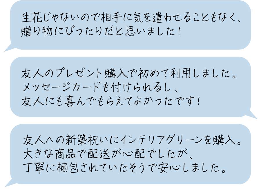 お客様の声 ご紹介3