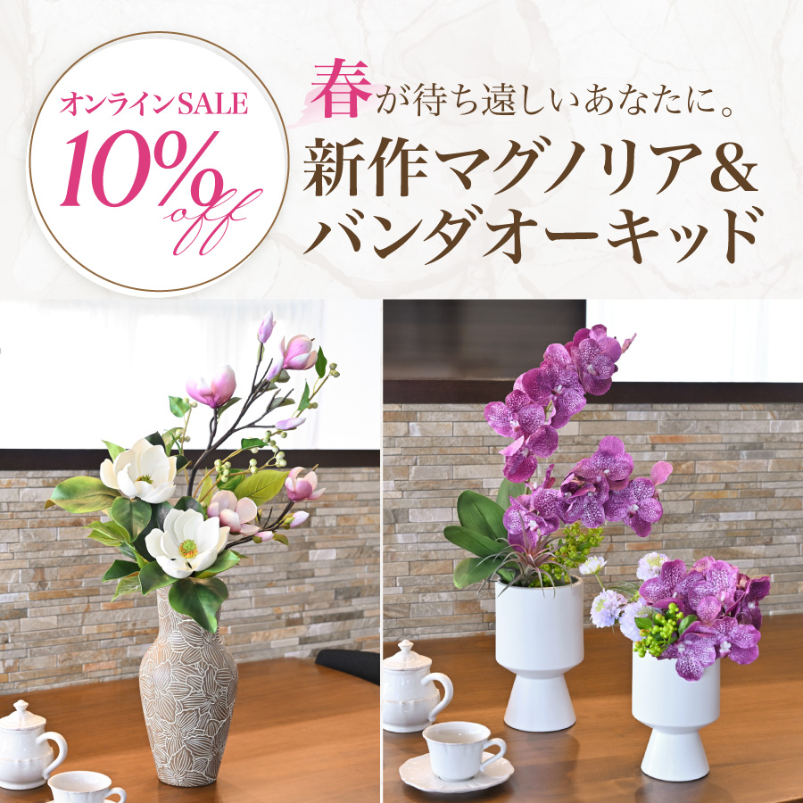 新作マグノリア＆バンダオーキッド特集のメイン画像