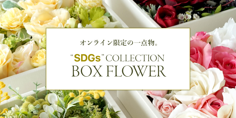 SDGsコレクション「BOX FLOWER」