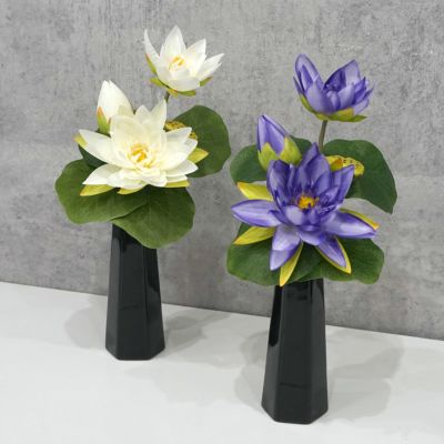 【10%OFF】蓮アレンジメント [SM-115][SM-116] お供え お悔やみ 仏壇 アーティフィシャルフラワー 造花