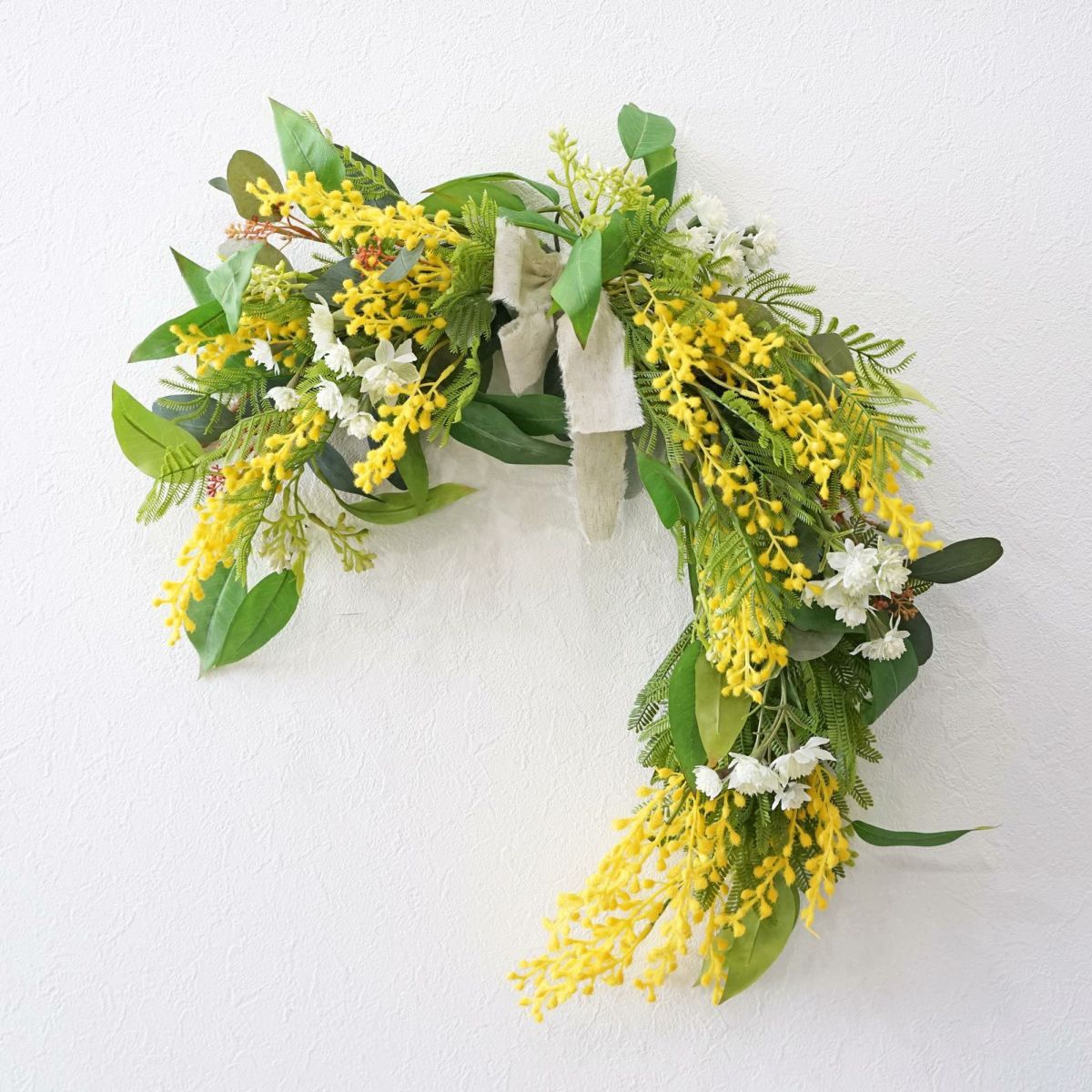 《春うらら》ミモザクレッセントリース[SP-131]