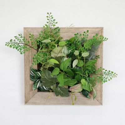 【10%OFF】《オンライン限定》フェイクグリーン  フレーム [WEB371] 観葉植物 壁掛け