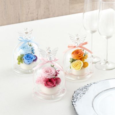【10%OFF】優しい天使の贈り物 プリザーブドフラワー [281][282][318] プレゼント お祝い 誕生日 記念日 送別 退職祝い