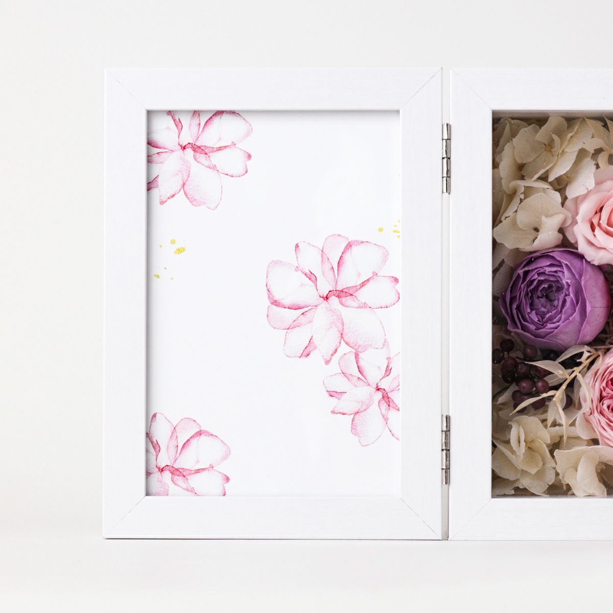 ローズのフォトフレーム プリザーブドフラワー [319]