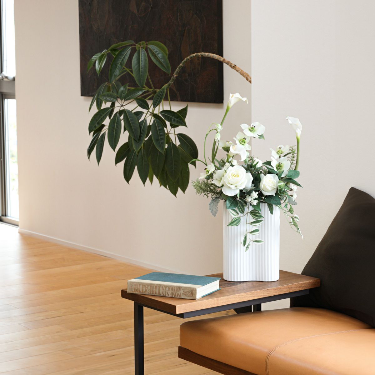 ホワイトローズ アレンジメント [24WH/GR02]