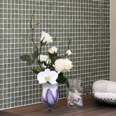 【10%OFF】胡蝶蘭&ローズ アレンジメント [24WH01] BA アーティフィシャルフラワー 造花