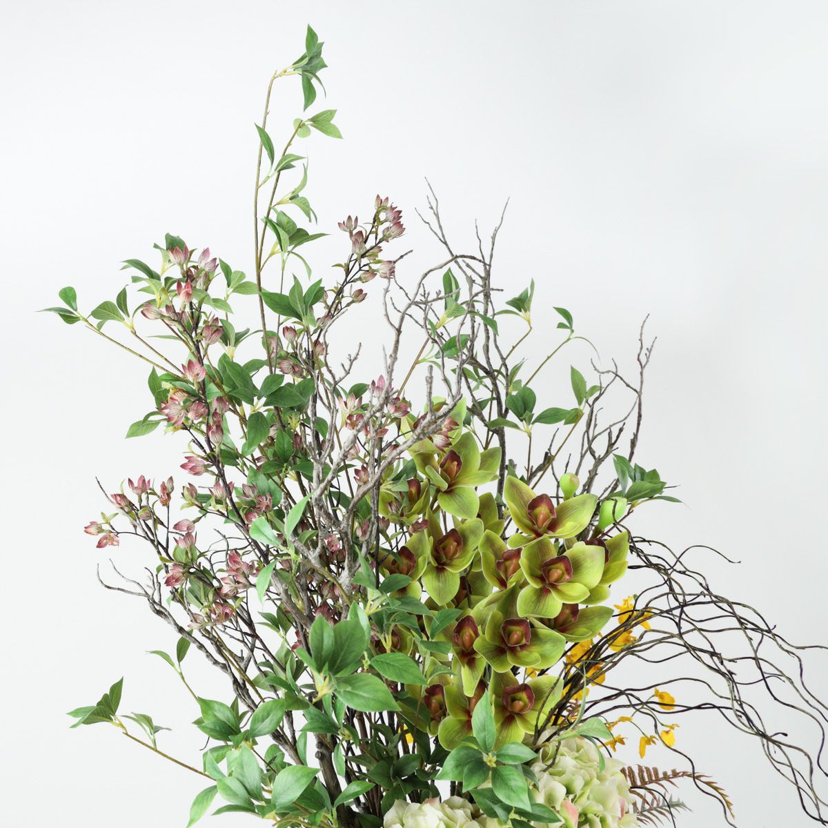 《信楽焼コレクション》シンビジューム アレンジメント [08]