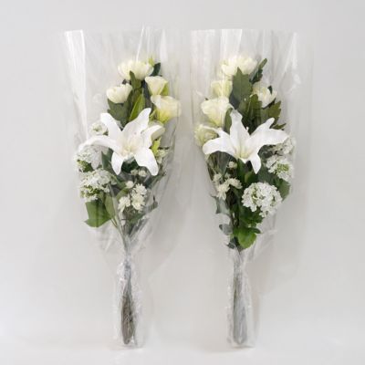《オンライン限定》 お供え 仏壇 花束 2束セット 対 [WEB477] アーティフィシャルフラワー 造花
