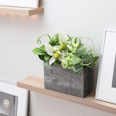 【10%OFF】フェイクグリーン アレンジ [132] BA 高さ31cm 観葉植物