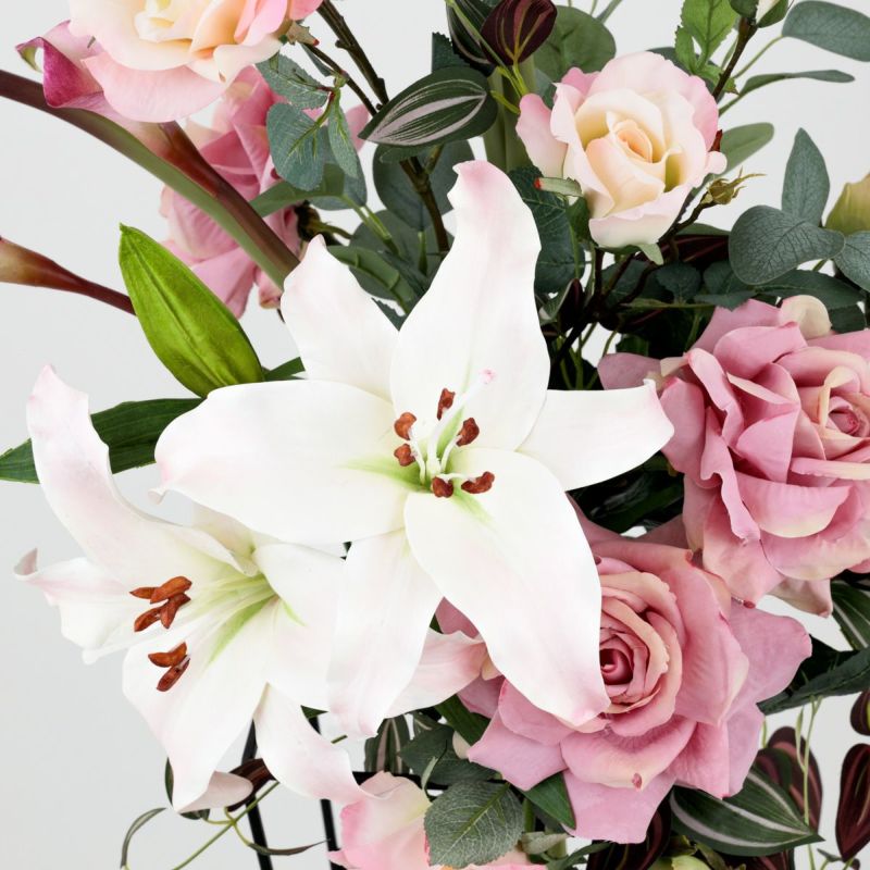 カサブランカリリー ピンクローズ アレンジメント [25PK01]