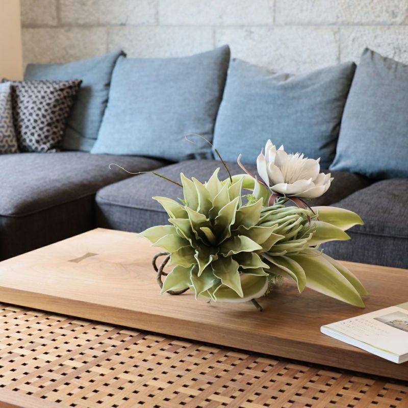 セピアフラワー グリーンフラワー アレンジメント [50]