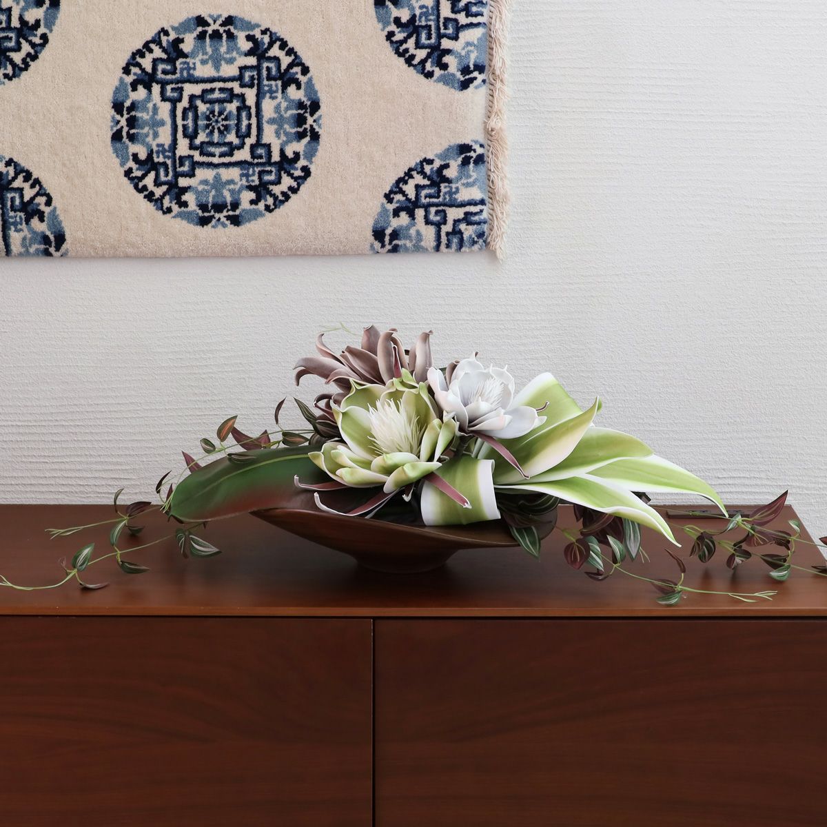 セピアフラワー グリーンフラワー アレンジメント [51]