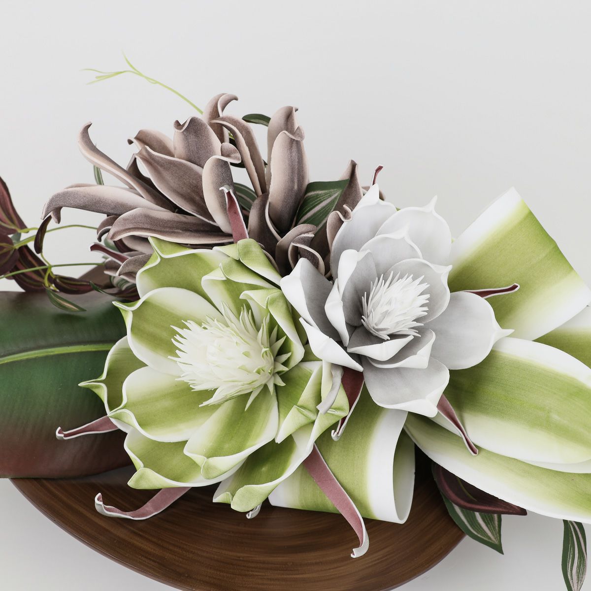 セピアフラワー グリーンフラワー アレンジメント [51]