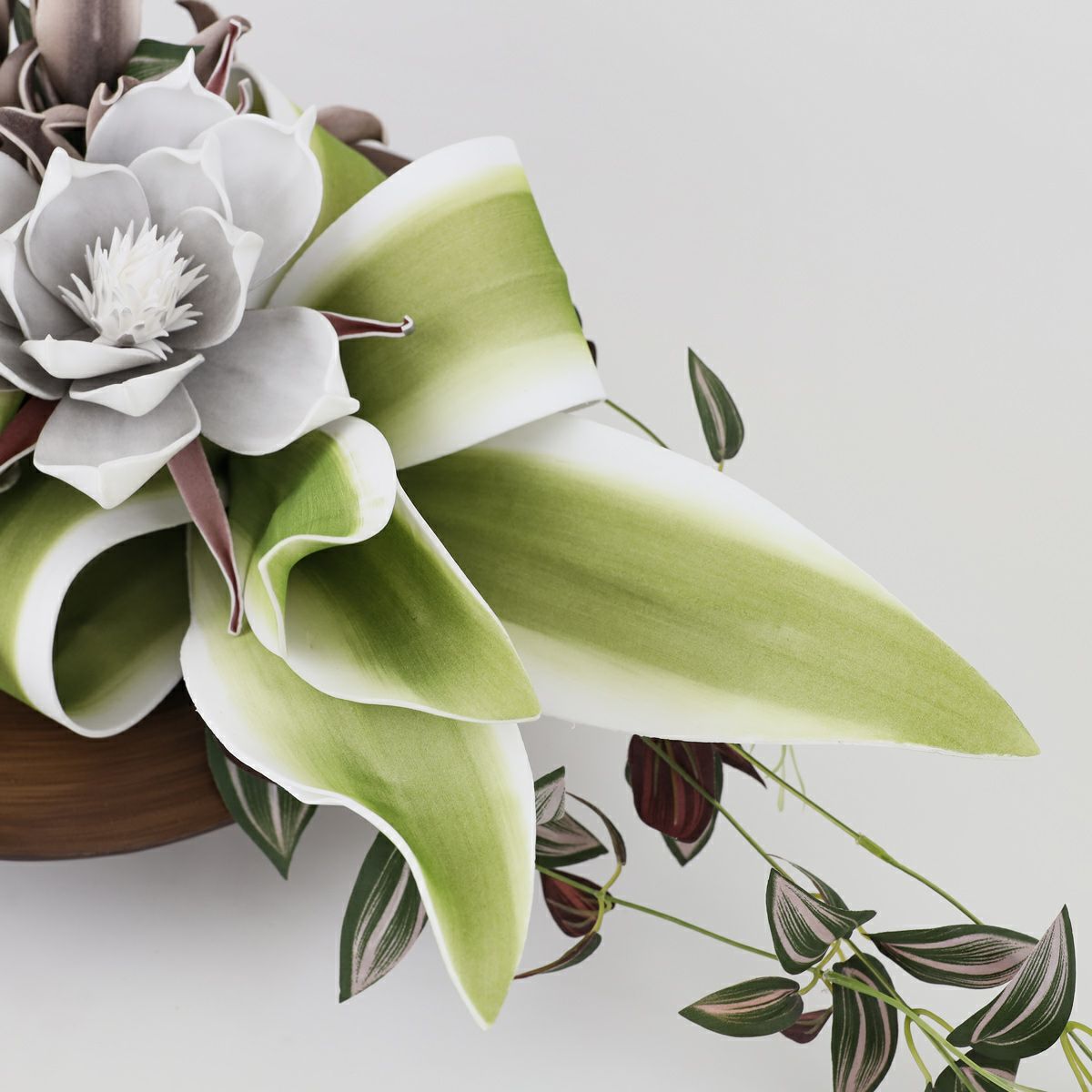 セピアフラワー グリーンフラワー アレンジメント [51]