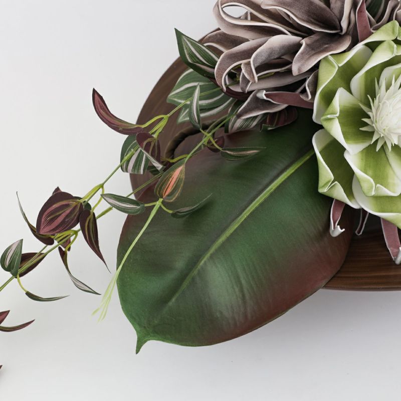 セピアフラワー グリーンフラワー アレンジメント [51]