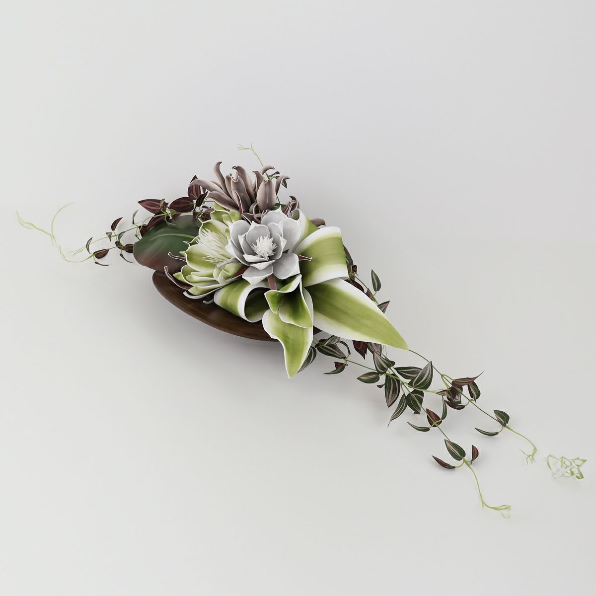 セピアフラワー グリーンフラワー アレンジメント [51]