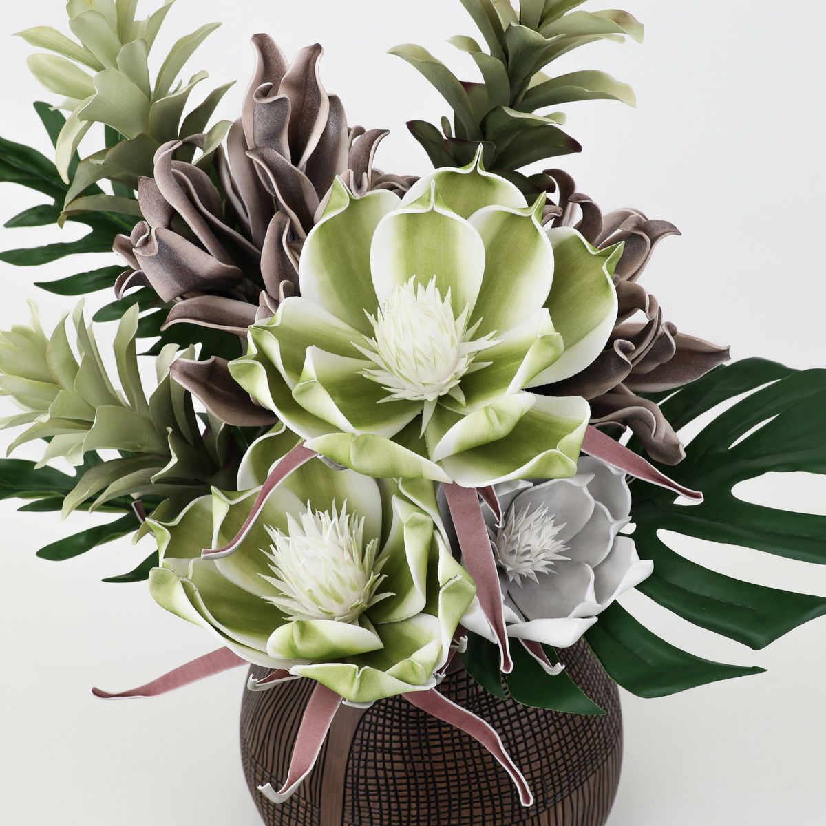 セピアフラワー グリーンフラワー アレンジメント [52]