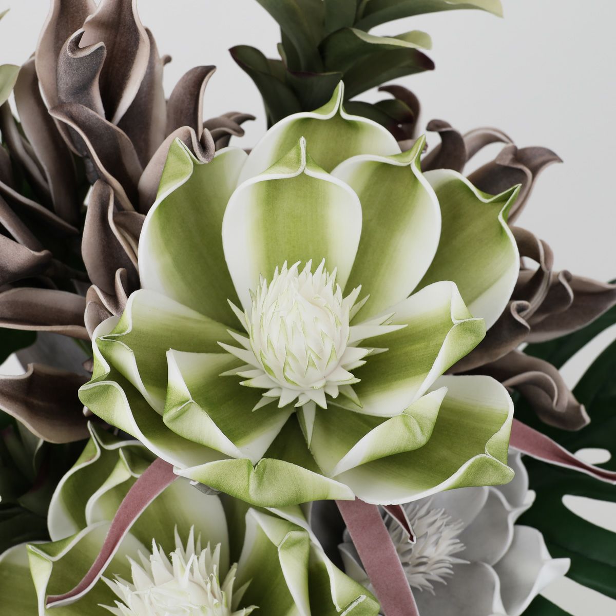 セピアフラワー グリーンフラワー アレンジメント [52]