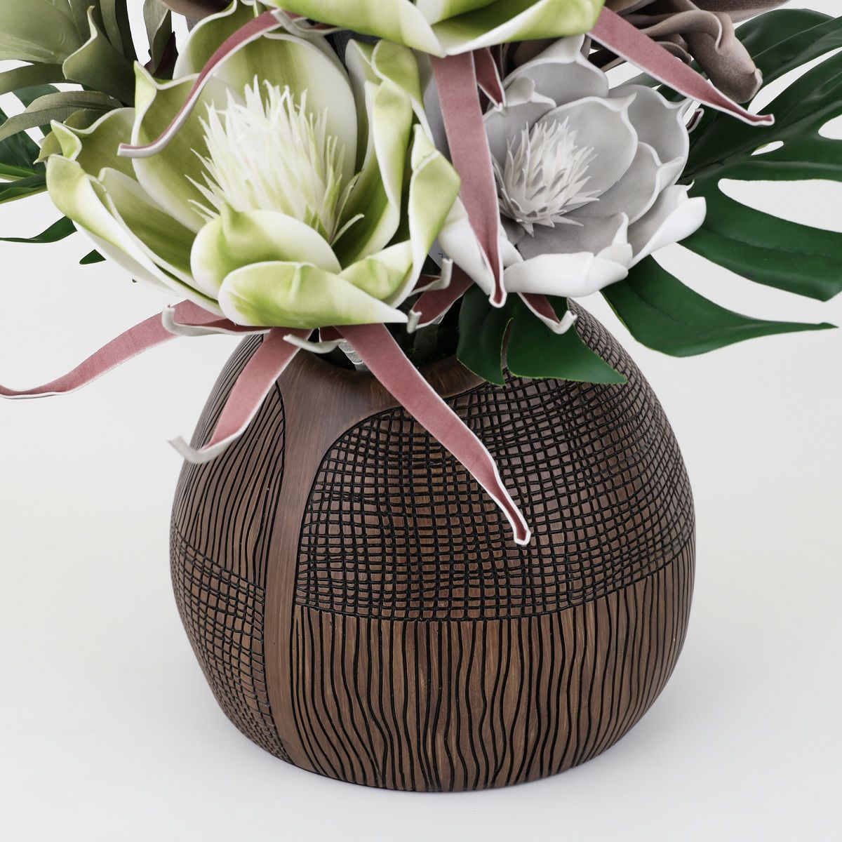 セピアフラワー グリーンフラワー アレンジメント [52]