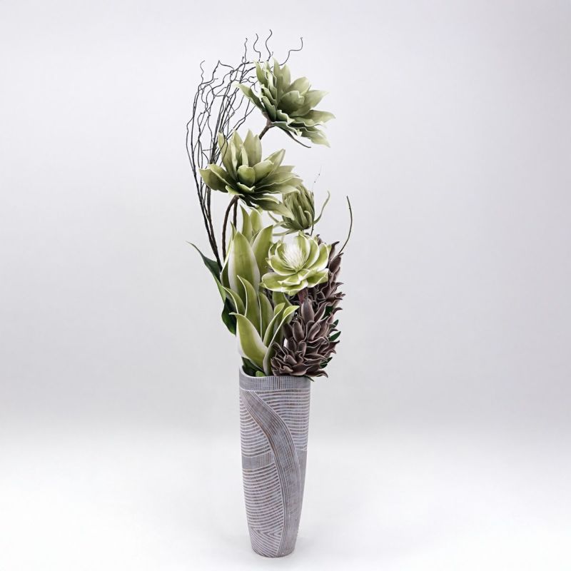 セピアフラワー グリーンフラワー アレンジメント [53]