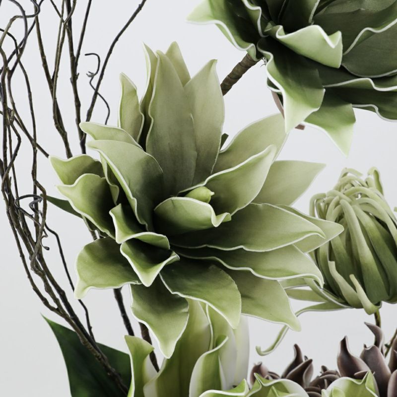 セピアフラワー グリーンフラワー アレンジメント [53]