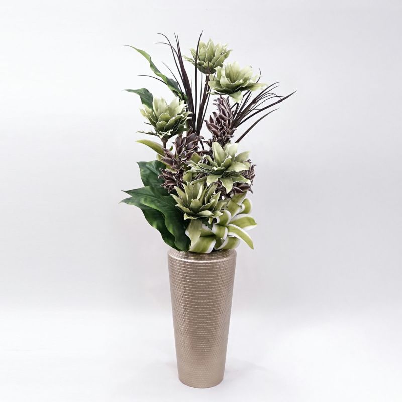 セピアフラワー グリーンフラワー アレンジメント [P-12]