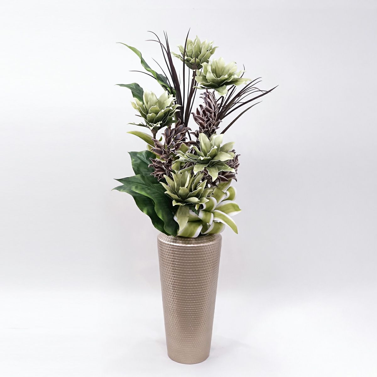 セピアフラワー グリーンフラワー アレンジメント [P-12]