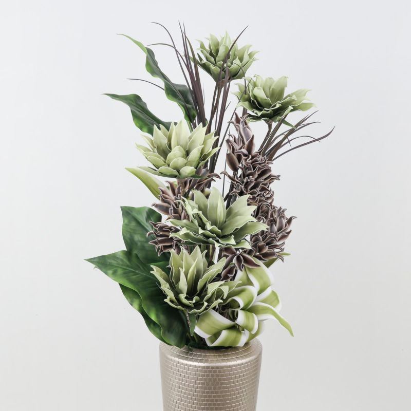 セピアフラワー グリーンフラワー アレンジメント [P-12]