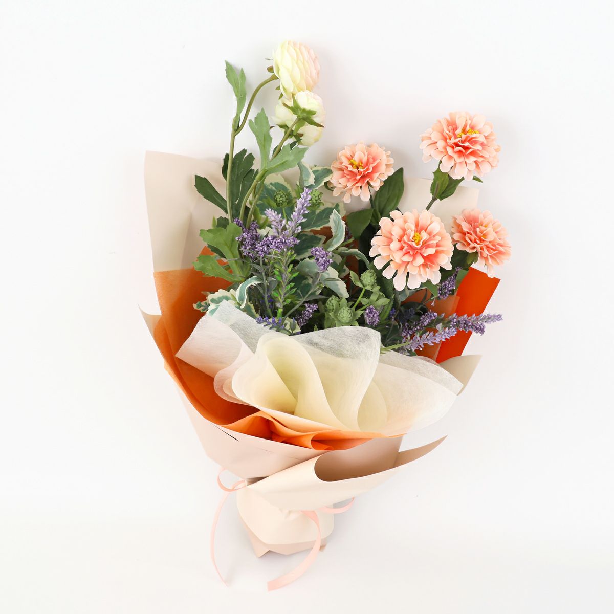 オンライン限定》 6月のブーケ ラナンキュラス＆ジニア [WEB563]