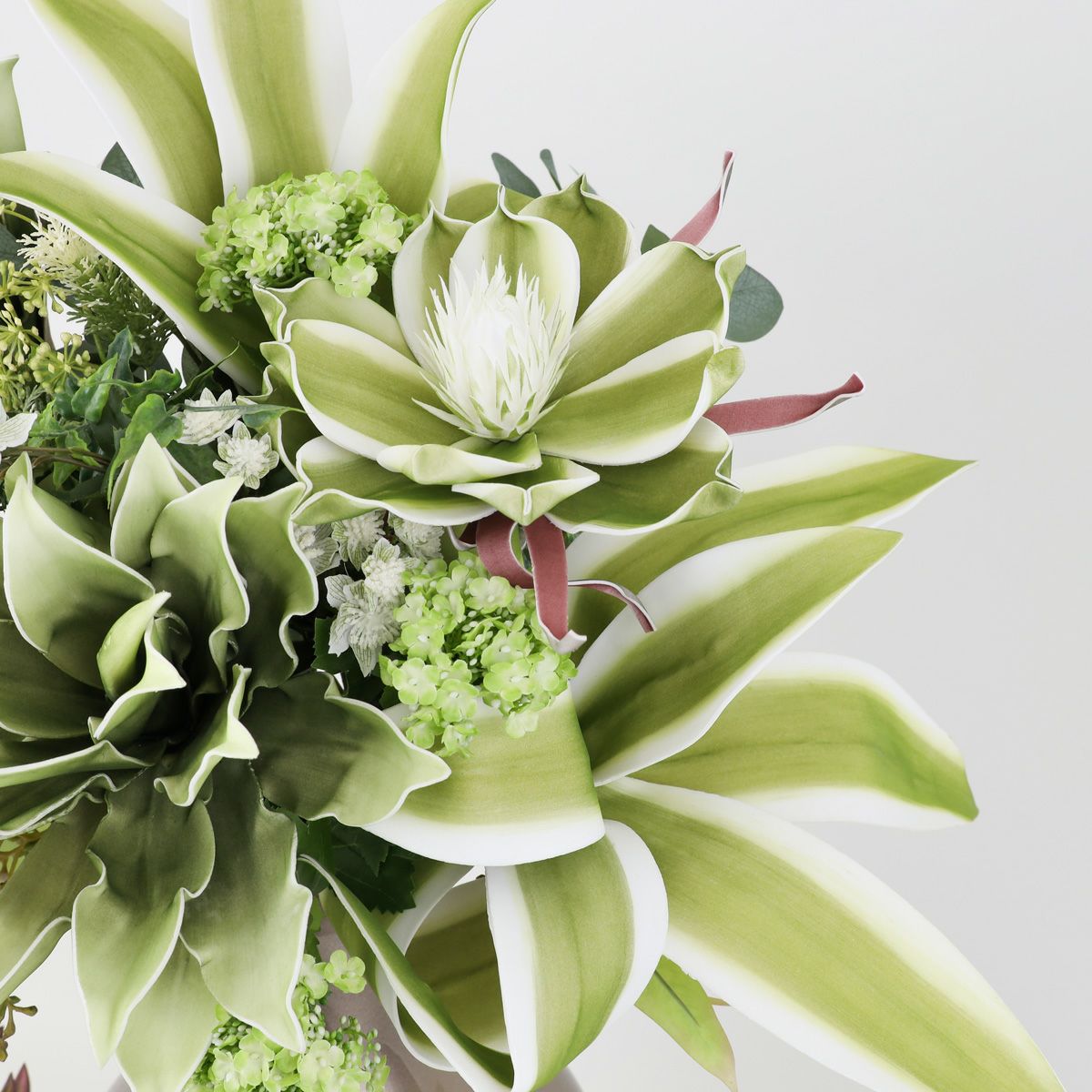 グリーンフラワー アレンジメント セピア[WEB569]