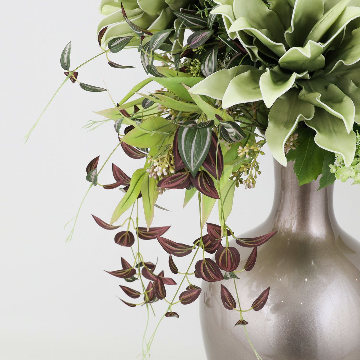 グリーンフラワー アレンジメント セピア[WEB569]