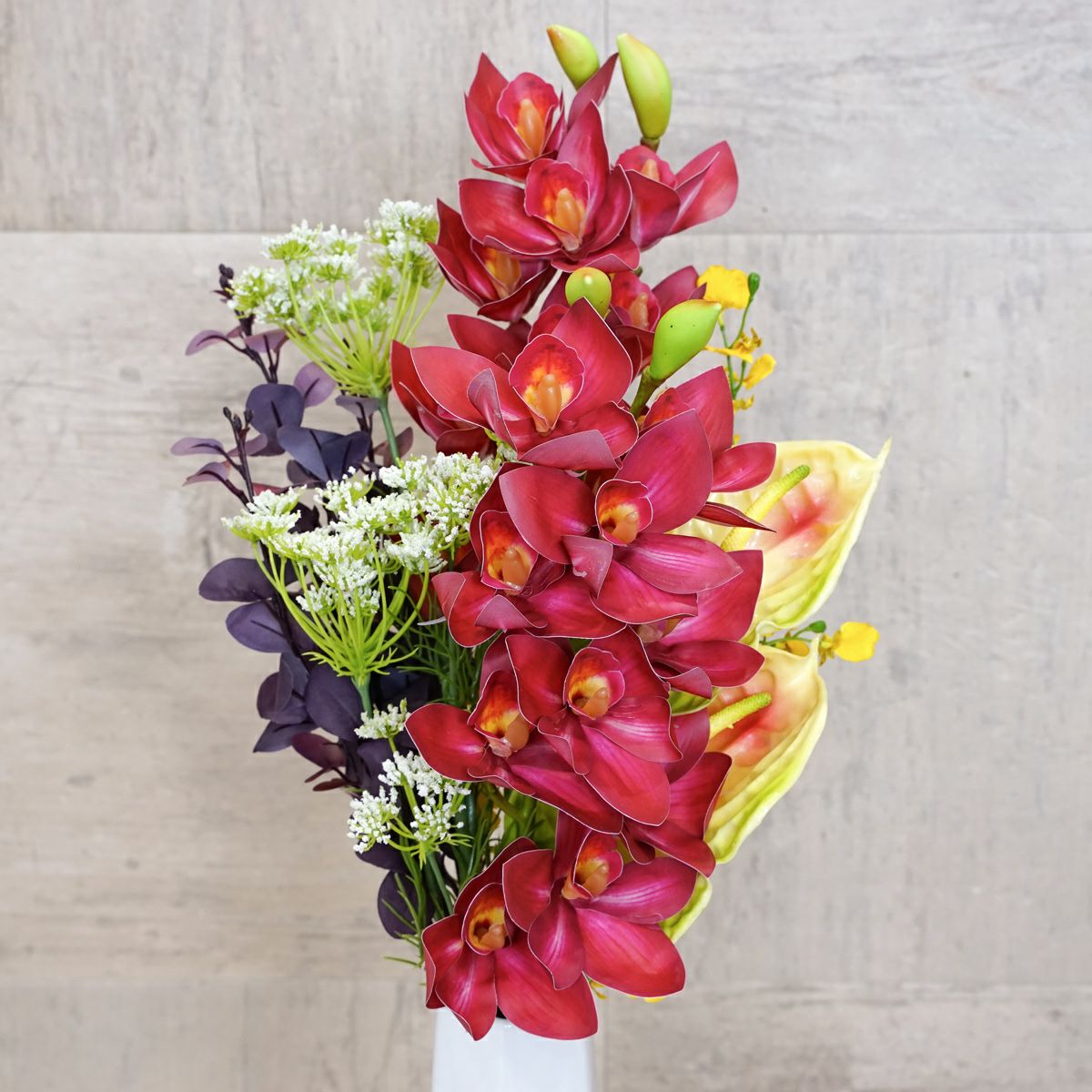 【特別価格】《オンライン限定》 シンビジューム 花束 [WEB451]