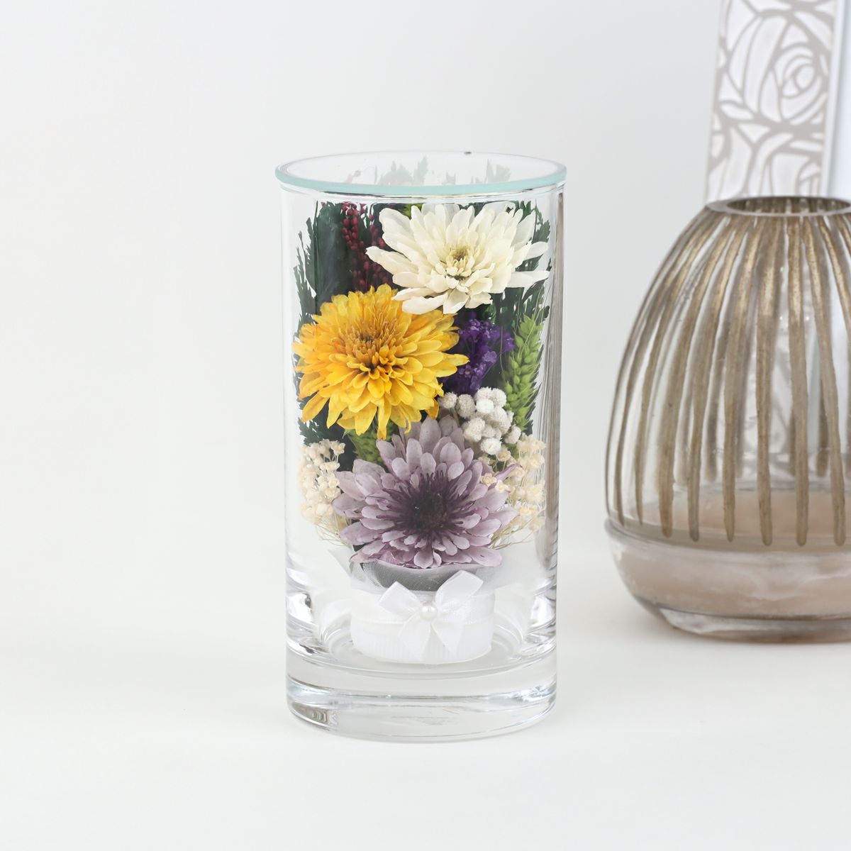 お供え ギフトBOX 華ごころ（お線香&ミエル[171]1個）