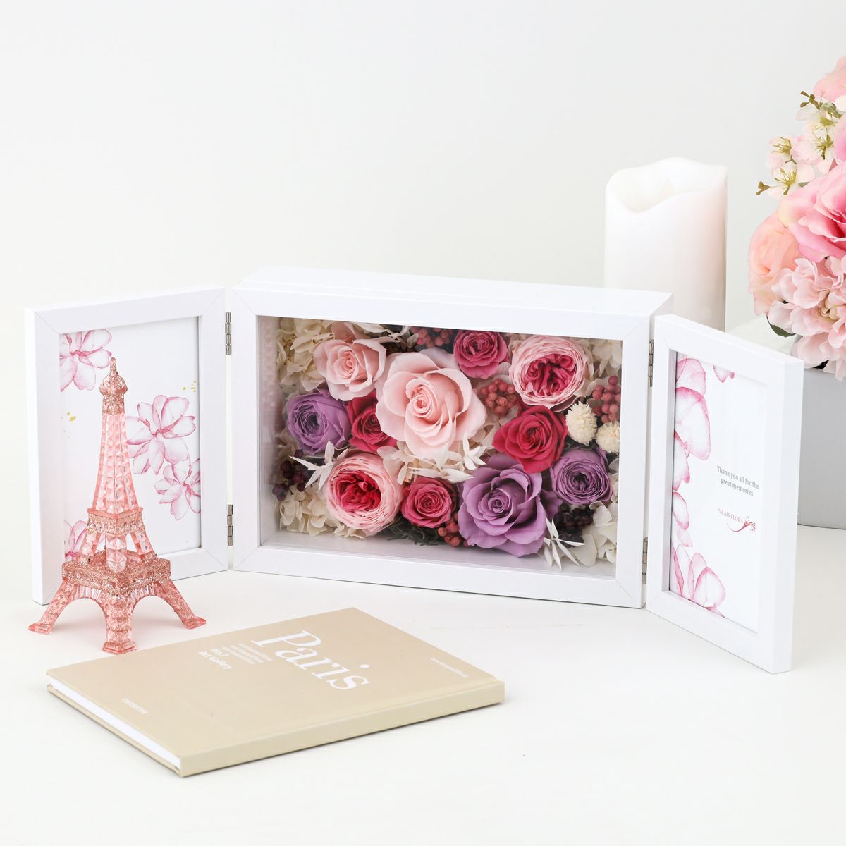 プリザーブドフラワー [319A] フォトフレーム