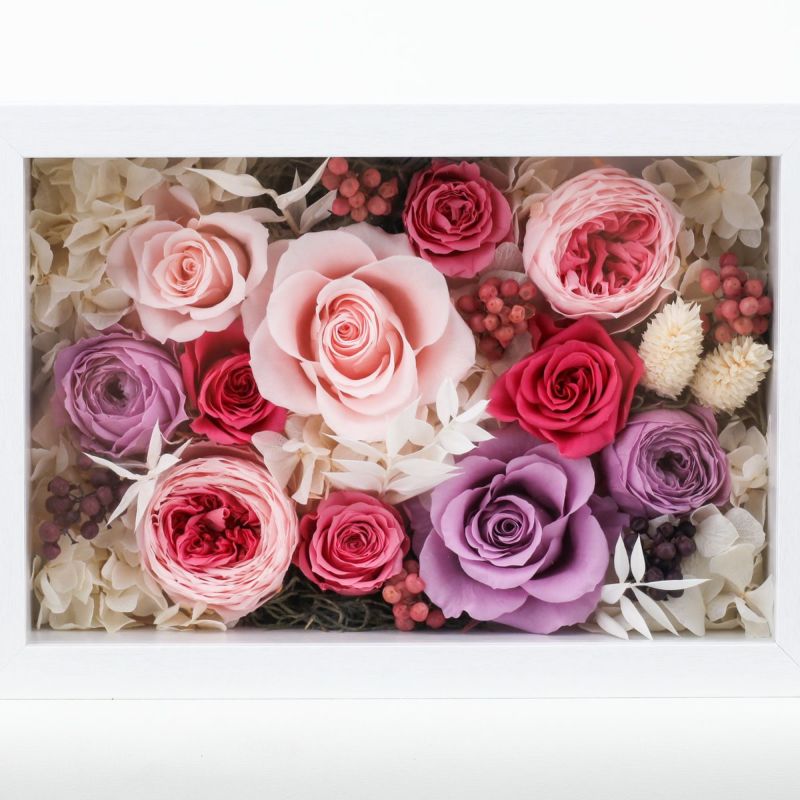 プリザーブドフラワー [319A] フォトフレーム