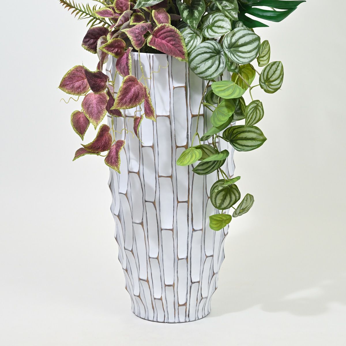 アロアカシア フェイクグリーン 寄せ植えアレンジ [P-23]