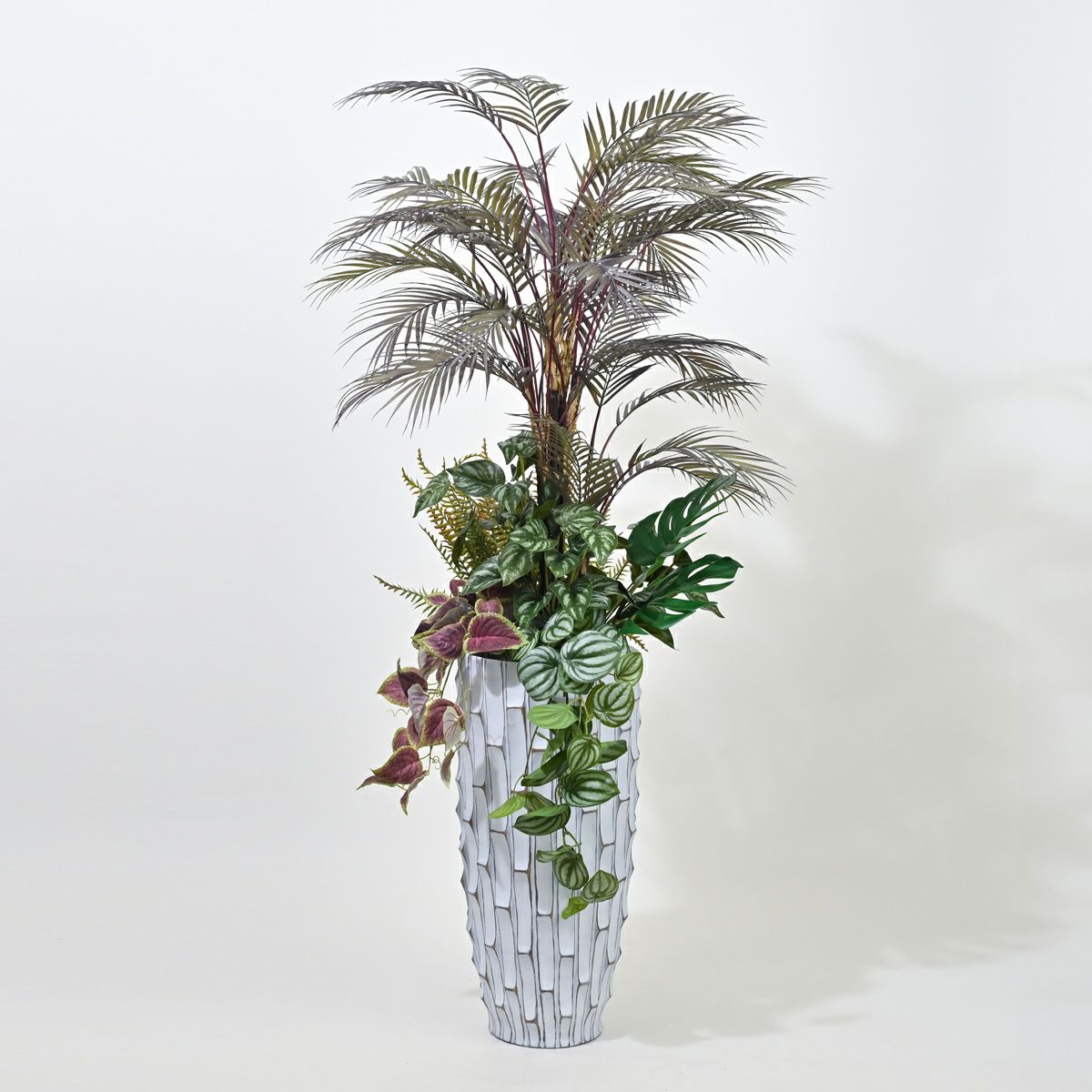 アロアカシア フェイクグリーン 寄せ植えアレンジ [P-23]