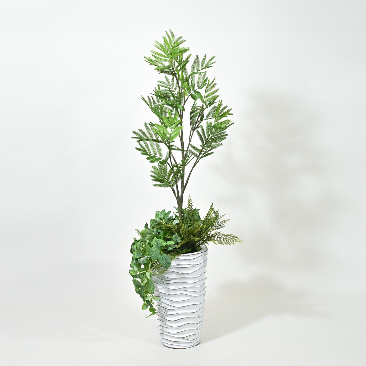 エバーフレッシュ フェイクグリーン 寄せ植えアレンジ [P-24]