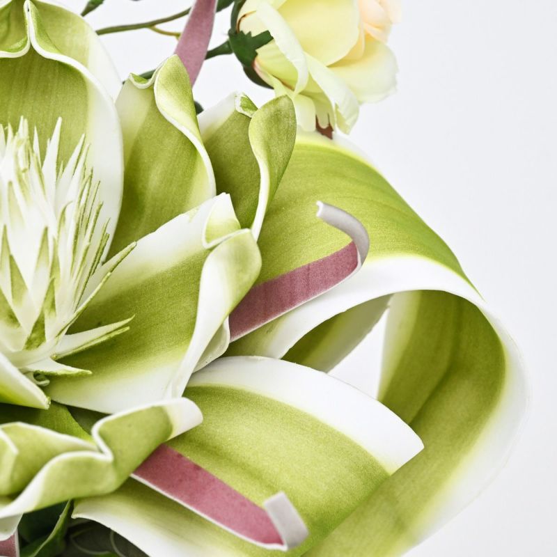 グリーンフラワー アレンジメント セピア[WEB586]