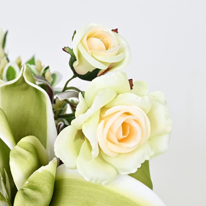 グリーンフラワー アレンジメント セピア[WEB586]