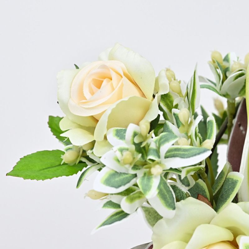 グリーンフラワー アレンジメント セピア[WEB586]