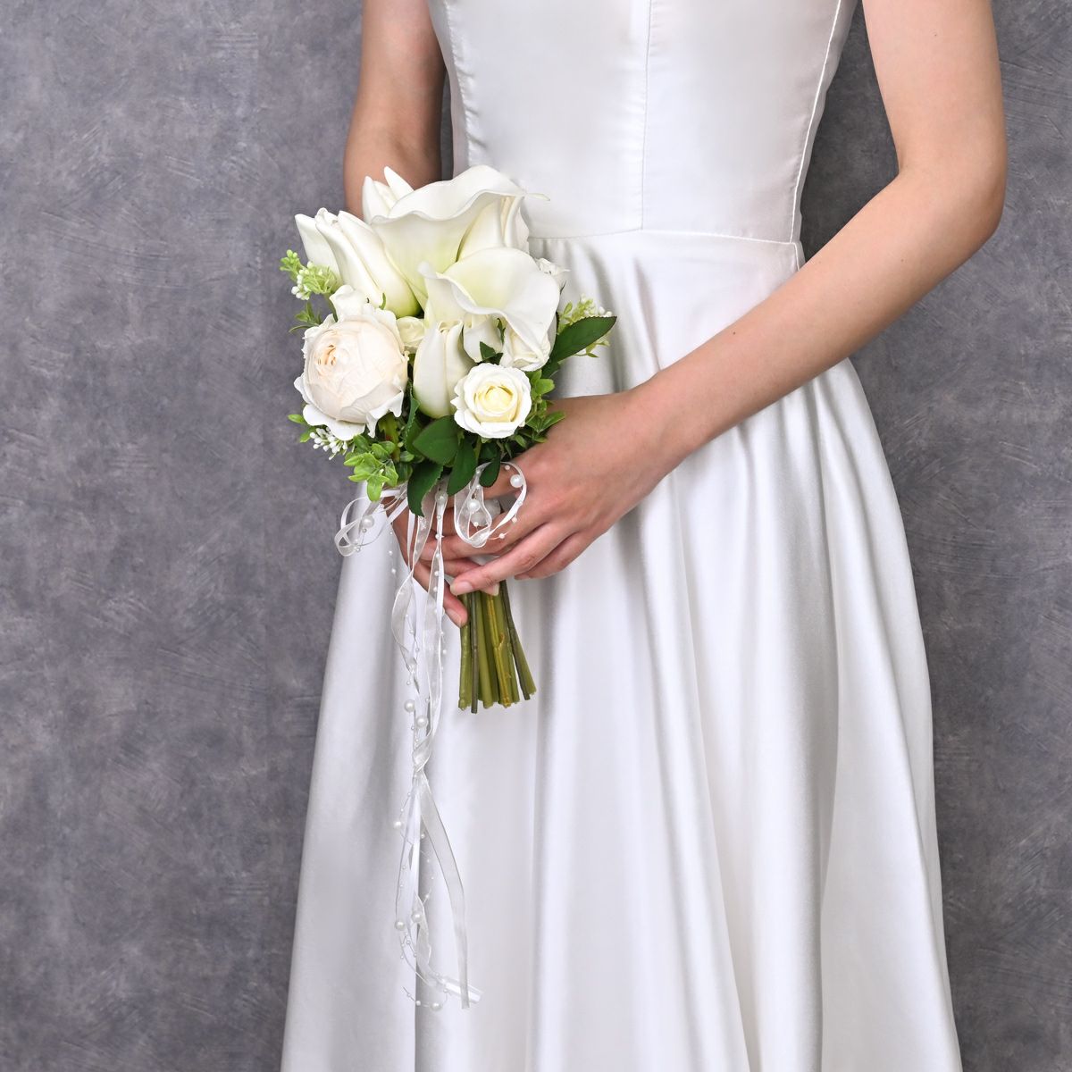 ウエディングブーケ＆ブートニアSET[WEB515]