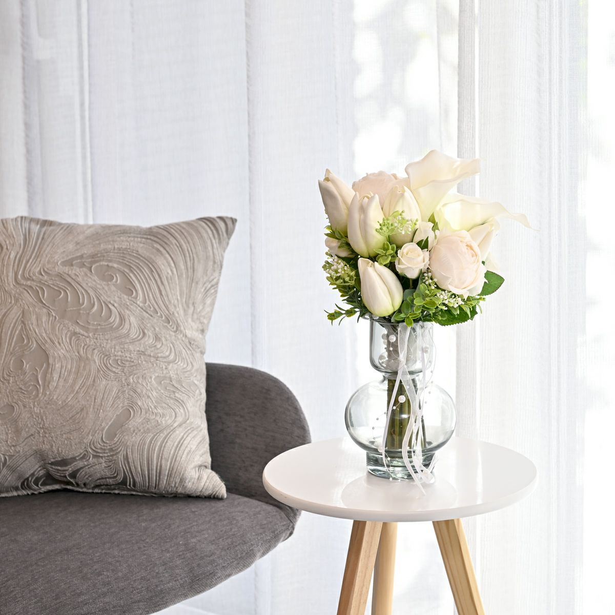 ウエディングブーケ＆ブートニアSET[WEB515]