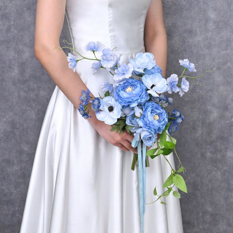 ウエディングブーケ＆ブートニアSET[WEB516]