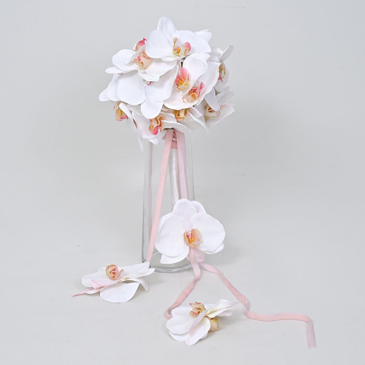 ウエディングブーケ＆ブートニアSET[WEB517]