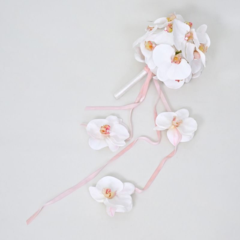 ウエディングブーケ＆ブートニアSET[WEB517]