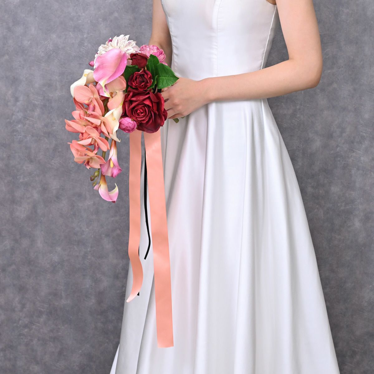 ウエディングブーケ＆ブートニアSET[WEB578]