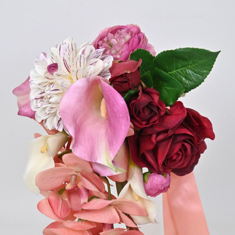 ウエディングブーケ＆ブートニアSET[WEB578]