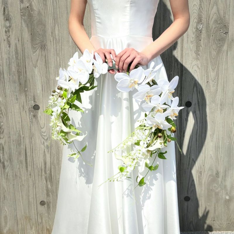 ウエディングブーケ＆ブートニアSET[WEB579]